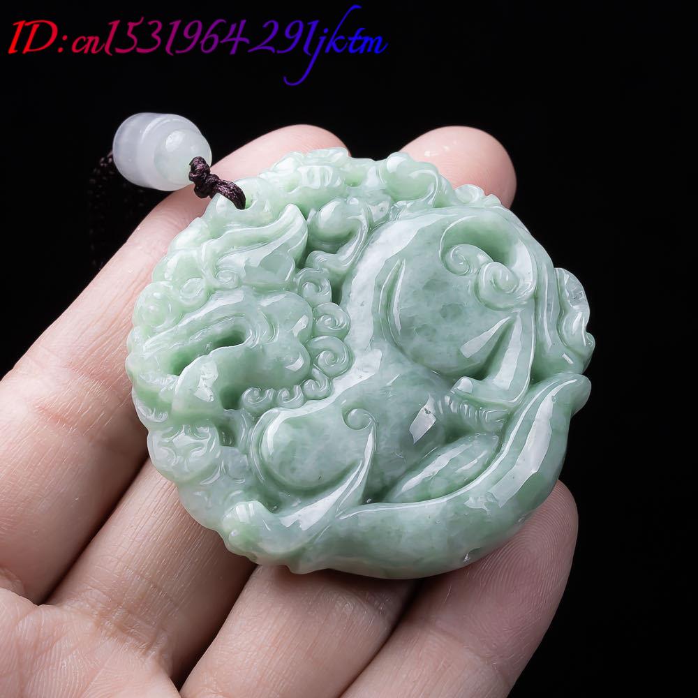 Natural Myanmar Jadeite Pixiu  - Women'S Fashion recension och pris