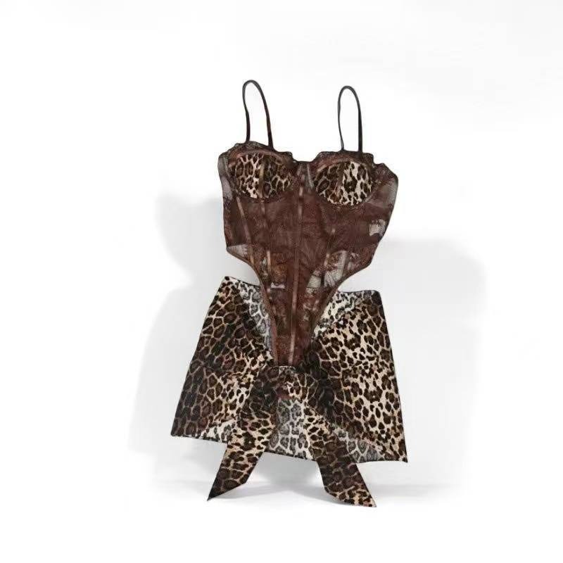 Bar Girl Sexy Leopard Print La - Printed Wrap Skirt recension och pris