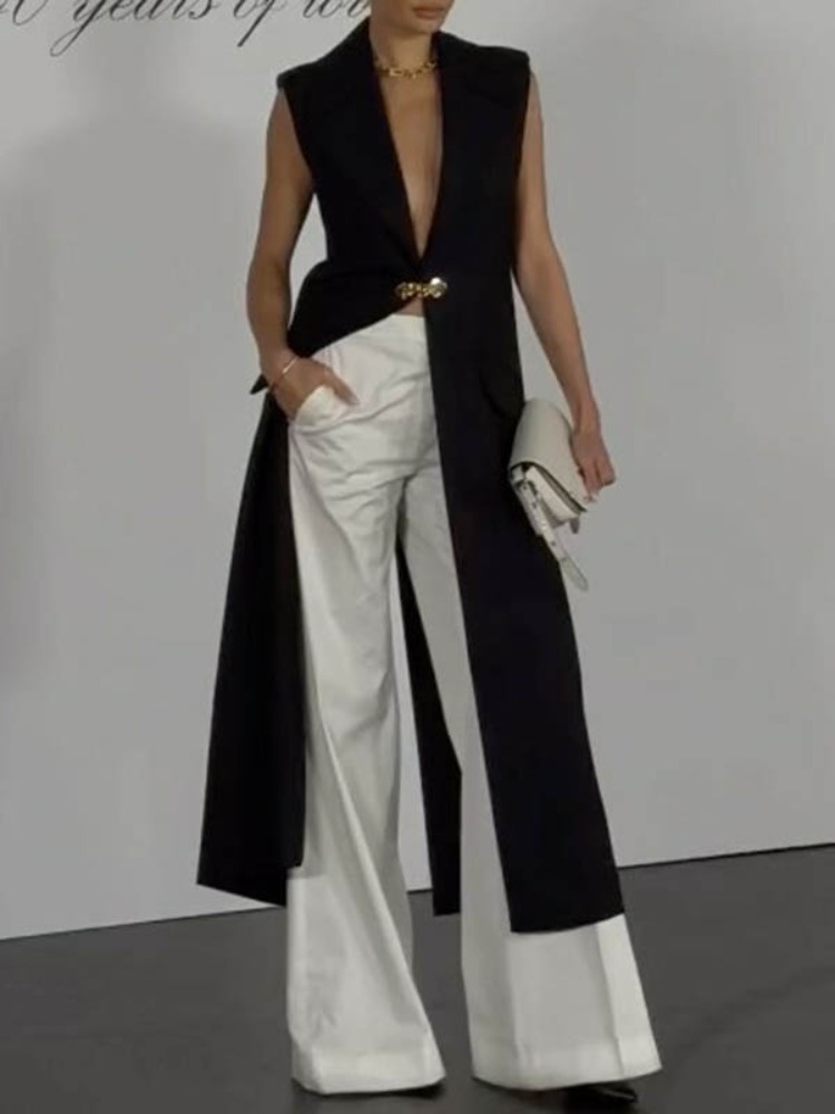Women's Solid Black Sleeveless - Women'S Fashion Trends 2026 Spring Summer recension och pris