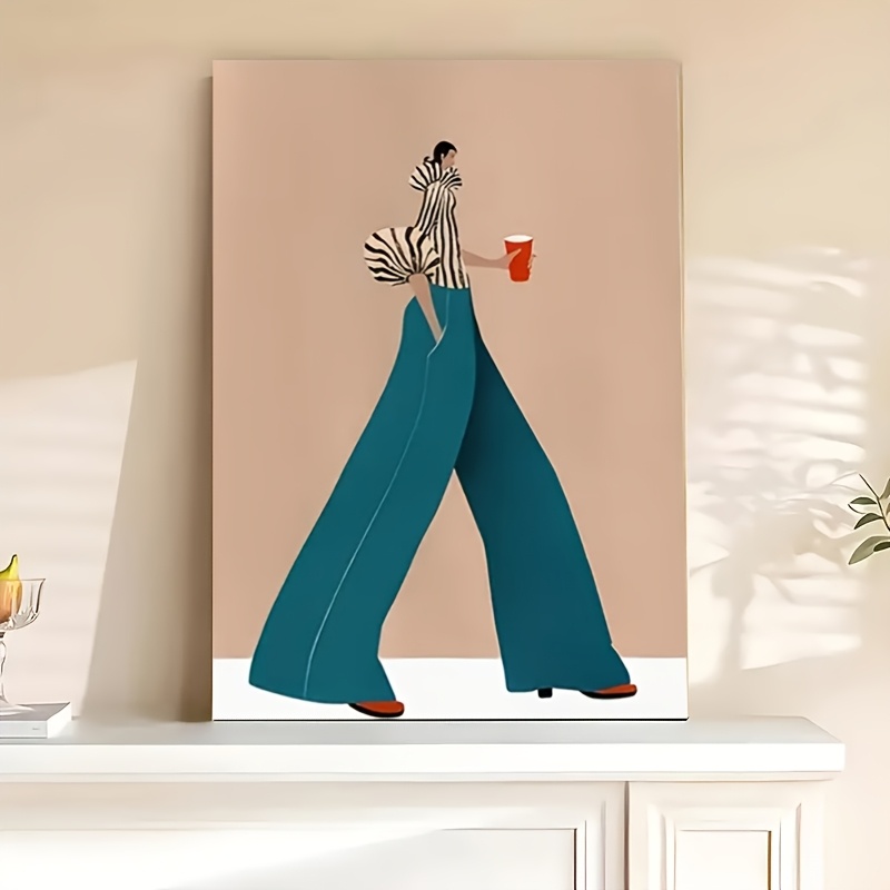 Fashionable Blue Pants Woman P - Fashion Women Picture recension och pris