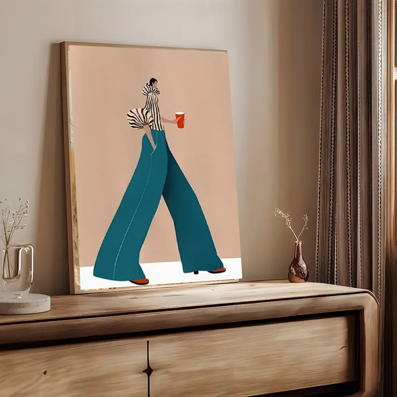 Fashionable Blue Pants Woman P - Fashion Women Picture recension och pris
