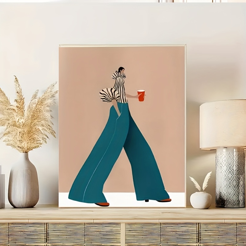 Fashionable Blue Pants Woman P - Fashion Women Picture recension och pris