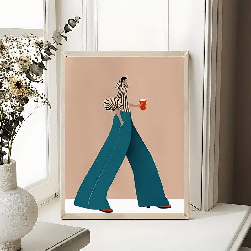 Fashionable Blue Pants Woman P - Fashion Women Picture recension och pris